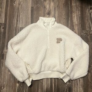 Victoria’s Secret PINK Sherpa Quarter Zip